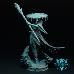 Miniature Fungal Queen Mushroom Dungeons & Lasers - Échelle 28mm - Non Peinte